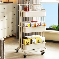 Food Truck Trolley Cart Storage Utility Serving Partitions Rolling Trolley Bathroom Shopping Candy Cabeceiras Kitchen Furniture