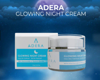 Adera night Cream Wajah Glowing Putih Bersih Bebas Jerawat Kusam Flek Bintik Hitam BPOM 100% mencera