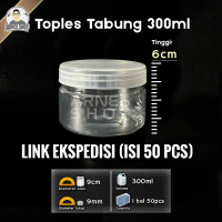 Toples Plastik 300 ml PET LINK EKSPEDISI