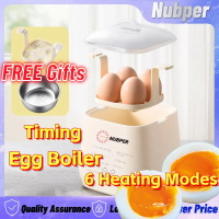 【Live】NUBPER Egg Boiler Multifunctional Egg Cooker for Breakfast Egg Steamer Half Boiled Egg Maker f