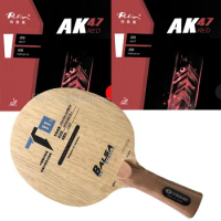 Pro Combo Galaxy YINHE Yinhe T11S T-11S Table Tennis Blade With 2x PALIO AK47 RED Rubber With Sponge Long Shakehand FL