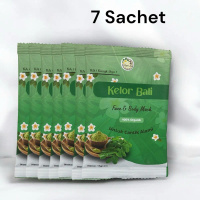 Masker wajah dan badan kelor bali by kunyit ayu 7 sachet flek hitam Mengencangkan Pencerah