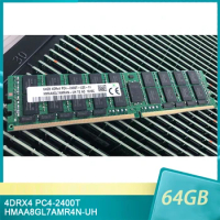1Pcs For SK Hynix RAM 64G 64GB 4DRX4 PC4-2400T HMAA8GL7AMR4N-UH Memory DDR4 2400
