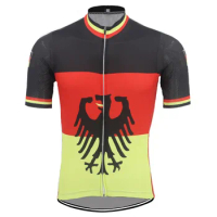 Retro cycling jersey men Short sleeve cycling clothing bike wear jersey MTB ropa Ciclismo classic team Bicycle clothing