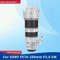 For SONY FE 70-200mm F2.8 GM Decal Skin Vinyl Wrap Film Camera Lens Body Protective Sticker Protector Coat FE2.8\70200GM
