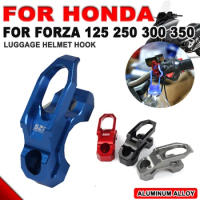 Scooter Helmet Hook For HONDA Forza 125 250 300 350 Forza300 Forza350 Motorcycle Accessories luggage Bag Wall Hook Holder Hanger