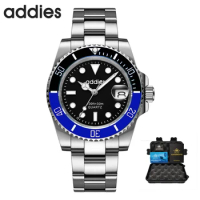 Addies Top Luxury Men Quartz Wristwatch Fashion Stainless steel Waterproof Date Watches Business Military Sports Watch Relogio