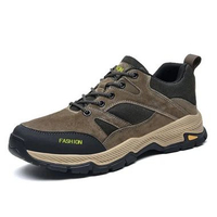 NEOZ Sepatu Hiking Pria Sepatu Hiking Luar Ruangan Untuk Berjalan 42 Khaki
