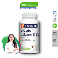 Viên Uống VitaHealth Liquid Calcium D3 Bổ Sung Canxi Và Vitamin D3 - 30 Viên