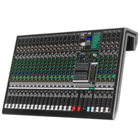 Professional Audio Mixer Console Video DJ DSP Digital 24 channel Sound recording System