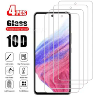4PCS Tempered Glass For Samsung Galaxy F42 F12 M62 M53 F62 M52 M02S Screen Protector on For Samsung S20FE A53 A33 A52S 5G Glass
