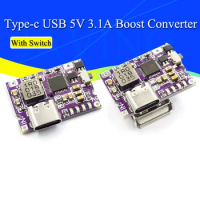 Type-C USB 5V 3.1A Boost Converter Step-Up Power Module IP5310 Mobile Power Bank Accessories With Switch LED Indicator Type-C