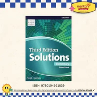 Oxford Solutions 3rd Edition | Buku SMA | Mentari Books SB Elementary