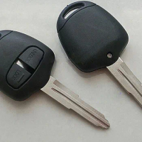 High Quality 2 Buttons Replacement Remote Key Case Shell For Mitsubishi Outlander With Left Groove Blade Fob key Cover