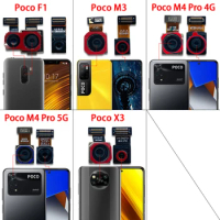 New Front Camera For Xiaomi Poco X3 F1 M3 M4 Pro 5G F5 Frontal Selfie Camera Module For Xiaomi Poco M4 Pro 5G