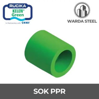 Sok PPR 1/2" RUCIKA 20mm - Coupler Socket Sock 1/2 Inch 20 mm Kelen Green Tigris