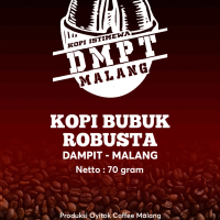 Kopi bubuk robusta DMPT murni 100% dari biji kopi dampit premium coffee