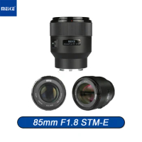 MEKE 85mm F1.8 STM-E Auto Focus Mid-Range Large Aperture Portrait Landscape Full-Frame Lens for Sony E Nikon Z Fuji X Canon