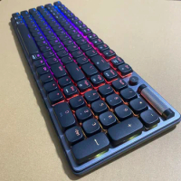 ECHOME 87Keys Wireless Low Profile Mechanical Keyboard Hotswap Ultra Thin Switch Metal Panel RGB Gaming Office Work Keyboard