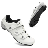 New Arrival Lock and No-lock Cycling Shoes for Men and Women, with Stiff Sole and Rubber Outsole, Ideal for Training