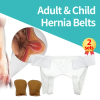 Hernia Belt Inguinal Groin Pain Relief with 2 Removable Compression Pads Support Adjustable Medical Hernia Bag for Adult