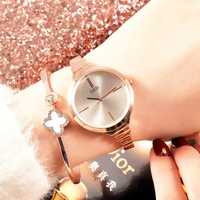 นาฬิกาผู้หญิง Gedi ของแท้ นาฬิกาข้อมือผู้หญิงกันน้ำขนาดเล็กและมีสไตล์ ควอตซ์เหล็กเข็มขัดนักเรียนนาฬิกาแฟชั่น .