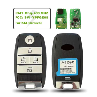 WorldAutoParts Swift Spark สำหรับ Kia Carnival 2016-2017 กุญแจรีโมทอัจฉริยะ 95440-a9200 433MHz hitag