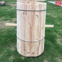 新式蜂桶圓桶蜂箱招蜂引蜂原木開洞圓木蜜蜂峰桶10框養蜂煮蠟密蜂