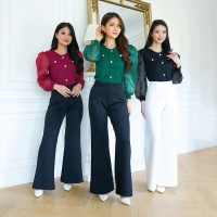 Blouse Wanita Modis/Blouse Knit Organza Milka