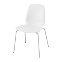 LIDÅS 餐椅, 白色/sefast 白色