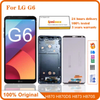 5.7" For LG G6 LCD Display Touch Screen Digitizer Assembly Replacement For LG H870 H873 VS998 Pantalla With Frame Repair Parts