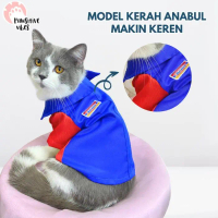Kostum Kucing Seragam Indomaret - Baju Kucing Anjing Lucu Cowok Cewek - Baju Kucing Anjing Kelinci M