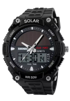 Skmei Skmei - Jam Tangan Pria - Black - Resin Strap - 1049-H
