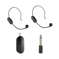 2.4G Wireless Microphone Headset Mic For Voice Amplifier Speaker Karaoke Computer Teaching Meeting Yoga Singing