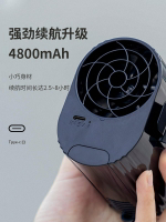 USB風扇 共田f118掛腰風扇掛脖便攜式usb充電隨身電工地戶外風扇暴風裝電