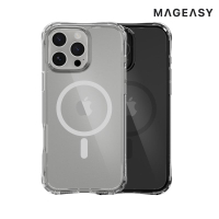 MAGEASY Apple 蘋果 iPhone 16 Pro 6.3吋 / 16 Pro Max 6.9吋 Atoms M 超軍規防摔透明殼 保護殼 保護套 防摔殼 磁吸殼 氣囊殼 軍規防摔認證 Ma