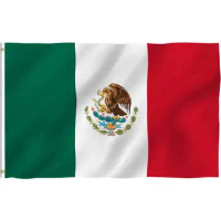 Mexico Mexican National Flag Vivid Color Mexico Flag Country Flag Mexicana MX National Flags for Party Festival Outside Decor