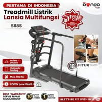 Motorized Treadmill Listrik Redpanda 588S Super Murah Kokoh Kuat Multifunction Treadmill - Treadmill