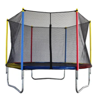 12ft hot sale round cheap trampoline for kids and adult with enclosure