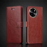 Card Holder Cover Case for Vivo T3x Pu Leather Flip Cover Retro Wallet Phone Case for Vivo T3x Business Fundas Coque