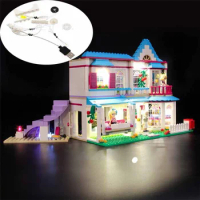 USB Light Lighting Kit For LEGO 41314 Friends Heartlake City Stephanie's House Building(NOT INCLUDE MODEL)