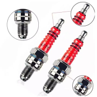 【เครื่องยนต์รถจักรยานยนต์】หัวเทียนสามขั้ว A7TC D8TC สําหรับปะเก็นคลื่น L364