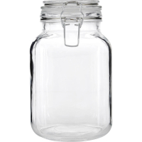 【Premier】扣式玻璃密封罐 2L(保鮮罐 咖啡罐 收納罐 零食罐 儲物罐)