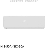 《滿萬折1000》NIKKO日光【NIS-50A-NIC-50A】變頻冷暖分離式冷氣(含標準安裝)