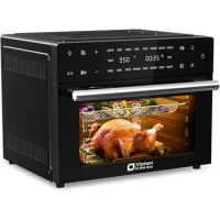 32 QT Digital Toaster Oven Air Fryer Combo, Convection Oven Countertop, 19-in-1 Smart Airfryer, Pizza Oven with, Toast Bake