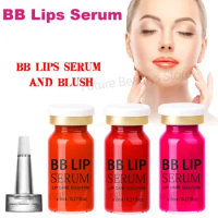 8ml Semi-Permanent BB Lips Glow Ampoule Serum Starter kit Long-lasting Moisturizing Lip Gloss BB Cream Pigment Care Treatment