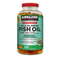 Kirkland 野生阿拉斯加魚油 1400mg 230粒 （EXP 2026)