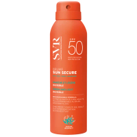 SVR SUN SECURE SPF 50+ Body Mist for Hypersensitive Skin, Very High UVB/UVA Protection, Biodegradabl