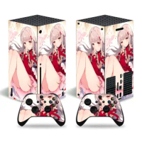 Anime Girl For Xbox Series X Skin Sticker For Xbox Series X Pvc Skins For Xbox Series X Vinyl Sticker Protective Skins