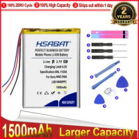 HSABAT 0 Cycle 1500mAh LISI1494NPPC Battery for Sony NWZ-F885 NW-F886 NW-F887 mp3 High Quality Replacement Accumulator